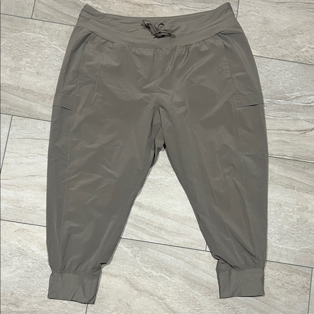 Women’s Calia Casual Drawstring Jogger Pants - Olive Gray